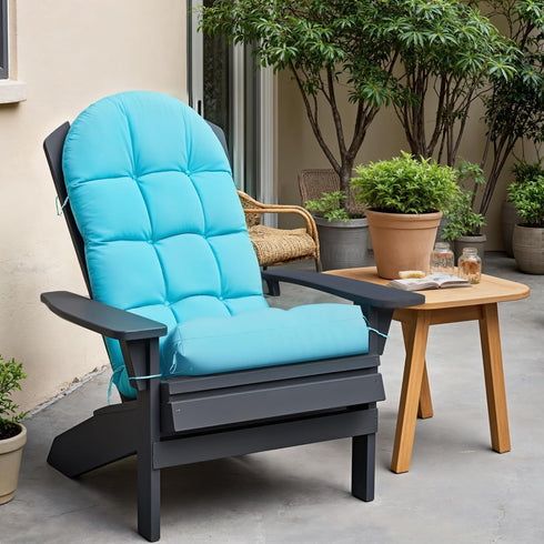 Sannwsg Adirondack Chair Cushion, Rocking Chair Cushions, High Back Patio Cushions, Thickened