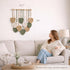 15.7x36 Inch TUDRUKU Macrame Wall Hanging Nursery Decor Leaves Woven Tapestry Feather Handmade Yarn Tassels Boho Wall