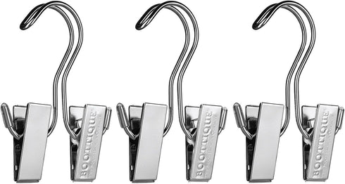 Original Boot Hanger - Shoe Storage Space Saver, Set of 3, Silver