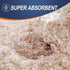 OLANLY Extra Soft Bathroom Rug Mat 30x20, Absorbent Microfiber Non-Slip Plush Shaggy Bath Carpet, Beige