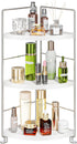3-Tier Corner Spice Rack Kitchen Bathroom Countertop Organizer Vanity Tray Cosmetic Makeup