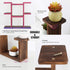 9 Wood Desktop Plant Stand Indoor Small Windowsill Flower Shelf Tabletop Plant Shelf Holder Display Rack for Succulent