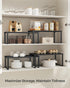 Set 2 Counter UKCS025B01 SONGMICS Cabinet Organizer Shelf, of Kitchen Shelves, Kitchen Storage, Spice Rack, Stackable