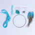 FANDOL DIY Dream Catcher Beginner Kit, Making Dream Catcher Supplies Include Metal Hoop, Feathers, Faux Suede Cord