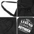 This Legend Has Retired Apron, Funny BBQ Apron with 2 Pockets, Waterproof Dad Cooking Apron for Grilling