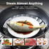 Stainless Steel Steamer Basket for Instant Pot, Adjustable Sizes for Veggie/Seafood Cooking (5.1" to 9.5")
