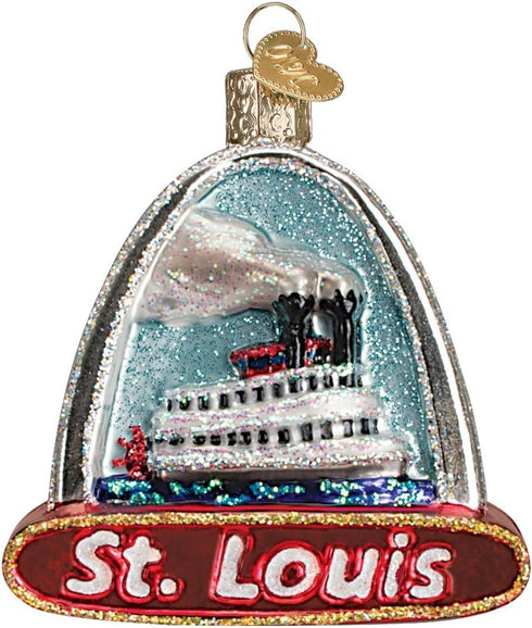 Old World Christmas Cities, Places and Landmarks Glass Blown Ornaments, St Louis