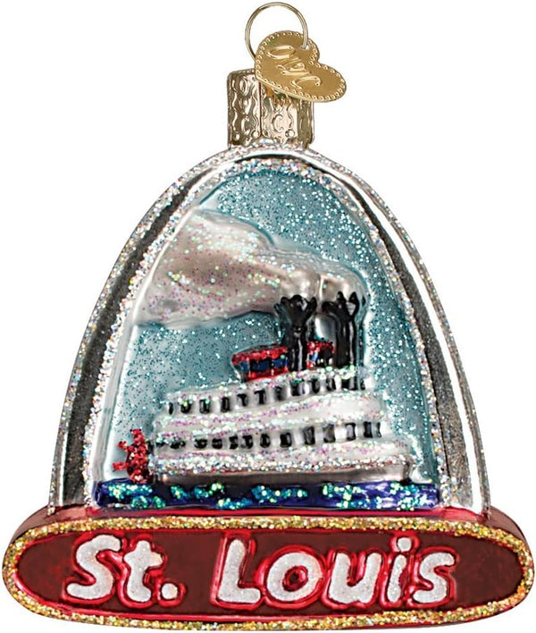 Old World Christmas Cities, Places and Landmarks Glass Blown Ornaments, St Louis