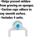 4 Pack. Counters Jokari Suction Cup Kitchen Sponge Caddy Stick to Any Type of Stainless Steel or Ceramic Sink to Keep