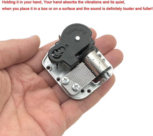 Pursuestar You are My Sunshine Music Box, Yunsheng Wind Up Clockwork Musical Mechanism Movement for DIY Music Boxes