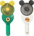 Cute Mickey Misting Mini Fan, Handheld USB Rechargeable Fan with 3 Adjustable Speeds, Green & White