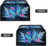 Dust Cover for Slow Cooker, Multi-Cooker Crock Pot Cover with Extra Accessories, Blue Butterfly Flower Design