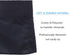 BOHARERS Black Waist Apron with 3 Pockets - Short Aprons for Waitress Waiter Server
