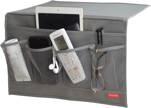 DuomiW 6 Pockets Bedside Storage Organizer, Bedside Caddy, Table Cabinet Storage Organizer, TV