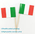 JBCD Italy Toothpick Flag Mini Cupcake Topper Flags, 200pcs for Party Decorations