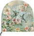 Hummingbird Hibiscus Print 24" Fan Cover, Industrial Fan Protection Cover for Wall Mount, Outdoor Waterproof