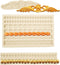 Pearl Fondant Molds, 3 Pack Silicone Pie Decoration Crust Mould for Cake, Chocolate, Cupcake, SugarCraft