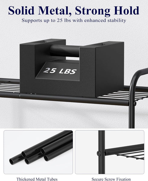Closet Closet 25.6" 3 Kitsure Shoe Rack - Stainless Steel Shoe Organizer, Sturdy Shoe Rack for and Front Door Entrance