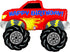 Monster Truck Party Supplies - 3rd Birthday Balloon Bouquet Decorations