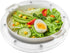 Jersvims 2Pcs 4 Inch Acrylic Turntable Platter, Transparent Round Rotating Organizer for Kitchen Pantry Cabinet