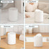 Desk,1.5L Countertop Mini Desk Trash Can with Lid for Brushed Stainless Steel Trash Can with Lid for Desktop Car Office