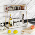 2087 Countertop, 2 Countertop, Coffee Bar Organizer for Multifunctional Coffee Station Organizer for Accessories