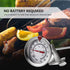 KT THERMO Deep Fry Thermometer with Instant Read, 12" Stainless Steel Meat Cooking Thermometer (2-Pack)