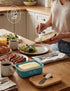 Countertop,Metal Butter Dish, Butter Dish with Lid for Butter Keeper with Stainless Steel Multipurpose Butter Knife