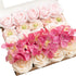 Ling's Moment Artificial Flowers Fake Silk Hydrangea Faux Peony Foam Roses Combo
