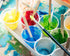 100 Pack 1oz/30ml Plastic Graduated Cups, Transparent Scale Cups with 50 Pack Wooden Stirring Sticks
