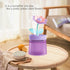 260ml Desk Portable Mini Humidifier Bedroom Cute, Personal USB Small Humidifier with Flower, Quiet, Cool Mist, Auto Off, Colorful Light,Top Fill Air Humidifier for Plants Baby Room Office Travel Home by FaFenTuQiang