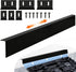 15.7" - 30" Stove Gap Filler, Slide-in Range Rear Filler Kit, Stainless Steel Backsplash for Stove, Range Gap Filler,