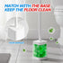 2Pack Set FORASTO Toilet Bowl Brush and Holder - Toilet Scrubber Brush,Cleaning Brush,Bathroom Decor,Household