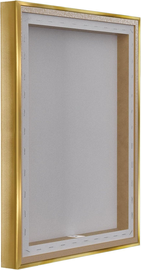 Stupell Industries Abstract Layered Winter Landscape Floating Framed Wall Art, Design by Bronwyn Baker