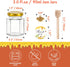 3oz 20Pack, (3 fl.oz-20Pack) Honey Jars with Dipper AuroTrends Glass Jars for Baby Shower Favors/Wedding Favors