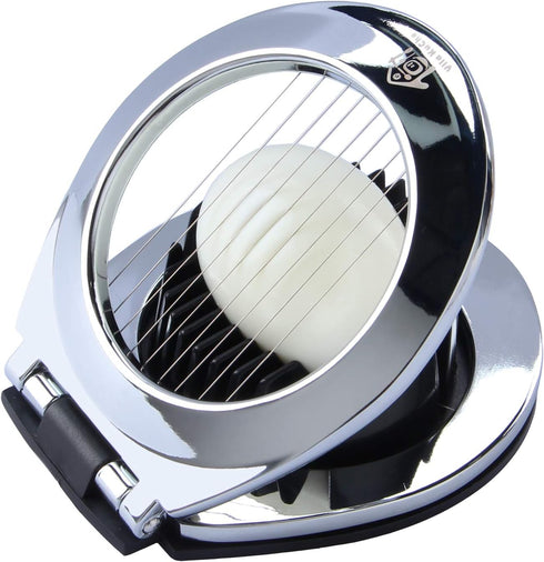 Multi Function Stainless Steel Egg Slicer Hard Boiled Eggs Dishwasher Safe Heavy