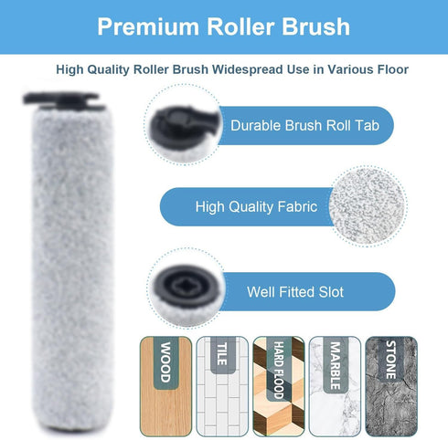 Set HF3 3649A Set HF3, 2 4 4 Replacement Brush Roller Filter For Bissell Vacuum Cleaner, Efficient Cleaner Filter