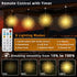 Galavasen Outdoor,5Pack 1000LED 8 Solar Firework Lights Modes Solar Hanging Firework Fairy String Lights Remote