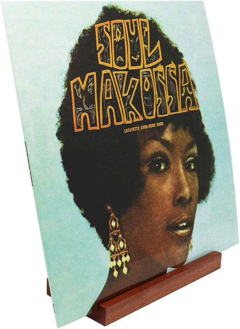 Big Fudge Wooden Record Holder Stand for Vinyl Records, Now Playing Display Stand for Special LP Albums