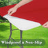 2 Pack 6 (Red,30" 72") Picnic Fitted Table Cover for Foot Tablecloth for Rectangle Tables Waterproof Stretch Washable