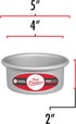 Fat Daddio's PCC-42 Anodized Aluminum Round Cheesecake Pan, 4 x 2 Inch