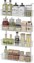 4 Tier Magnetic Spice Rack | Strongly Magnetic Spice Shelf with Utility