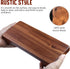9.8x4 Inches, 100% Counter Acacia Wood Pedestal Soap Stand Solid Wood Riser, Rustic Candle Plant Holder, Soap Dish