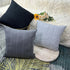 Booque Valley Black Pillow Covers, Pack of 2, Super Soft Elegant Stretchy Cushion Cases 18 x 18 inch