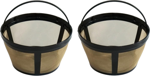 Reusable Coffee Filters, 8-12 Cups, BPA Free, Fits Most Mr. Coffee & Black & Decker Coffee Makers, 2-Pack