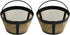 Reusable Coffee Filters, 8-12 Cups, BPA Free, Fits Most Mr. Coffee & Black & Decker Coffee Makers, 2-Pack
