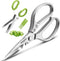 ONEBOM Kitchen Shears 2 Pack - Multi-Function Heavy Duty Sharp 304 Stainless Steel Cooking Shears