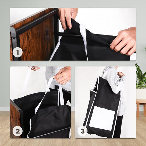 Laundry Hamper with Lid,Rolling Laundry Basket with Wheels,Metal Frame Sorter with Top Shelf and Removable Launddry