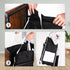 Laundry Hamper with Lid,Rolling Laundry Basket with Wheels,Metal Frame Sorter with Top Shelf and Removable Launddry