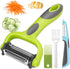 Senbowe Julienne Peeler, Potato Vegetable Peeler for Kitchen, I and Y Potato